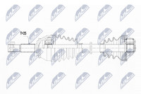 NTY Antriebswelle NPW-FT-025 FüR Fiat Doblo GroßRaumlimousine Multijet JTD 16V