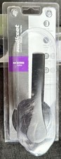 Kwikset Henley Matte Black Privacy Interior Door Lever Handle Reversible