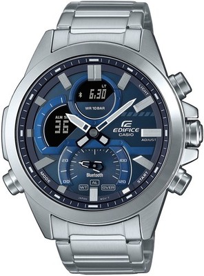 CASIO EDIFICE Bluetooth ECB-30D-2A Herren Chronograph Armbanduhr Edelstahl 49mm