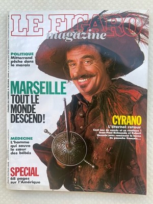 FIGARO MAGAZIN Feb 1990 - Jean Paul BELMONDO - MARSEILLE - AMERIKA - Actu Pub