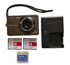 Sony Cyber-shot DSC-W300 - 3.6 volt 13.6MP CCD Compact Camera Gray From JAPAN