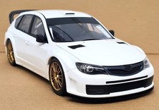 Otto 1/18 Subaru Impreza WRC Prodrive Factory White 2008 Resin Scale Model Car