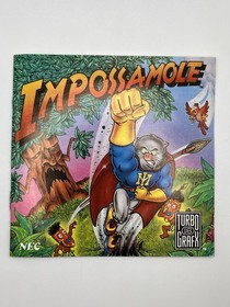 Impossamole (TurboGrafx-16, 1991) CIB Complete With Case - Tested