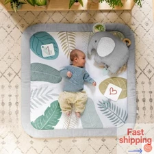 Ingenuity Sprout Spot Baby Milestone Play Mat Tummy Time Gym