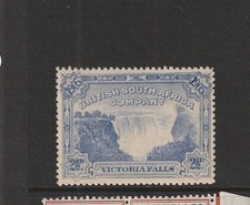Rhodesia 1905 Victoria Falls, 2 1/2d P14 fresh LMM SG 95
