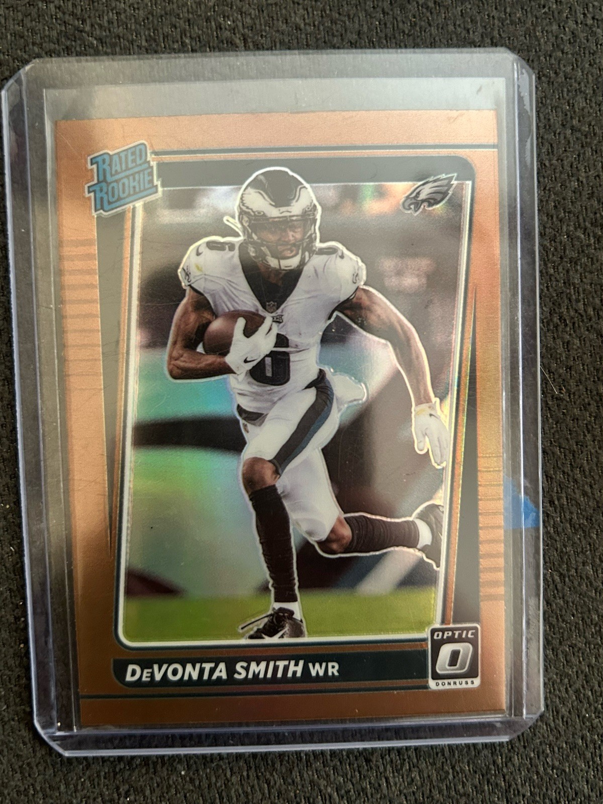 2021 Panini Donruss Optic - Rated Rookie Devonta Smith #205 Bronze Prizm (RC)