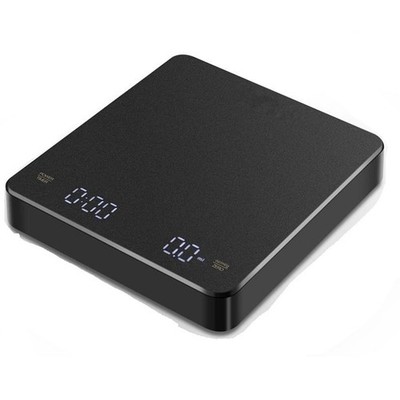Kaffeewaage mit Timer, Kaffeewaage, 0,1G/3Kg, wiederaufladbar, Auto Off, 1705
