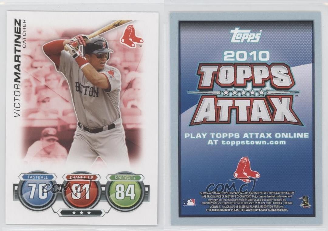 2010 Topps Attax Victor Martinez 1y0