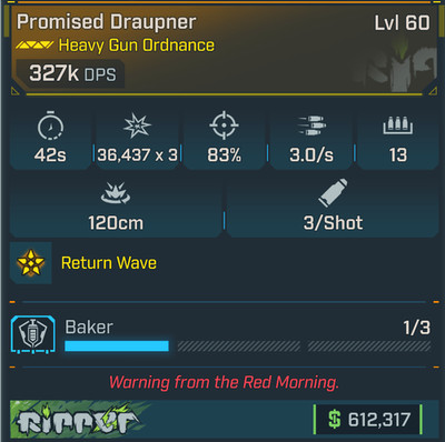 Borderlands 4 | God Roll NEW Raid Promised Draupner Lvl 60 |PC|Xbox|PS|