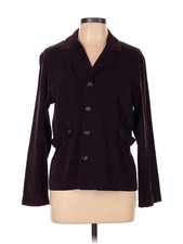 DressBarn Women Purple Blazer 10