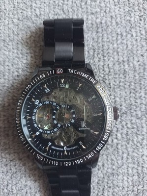 Alienwork Armbanduhr, Automatikuhr, Edelstahl, neu