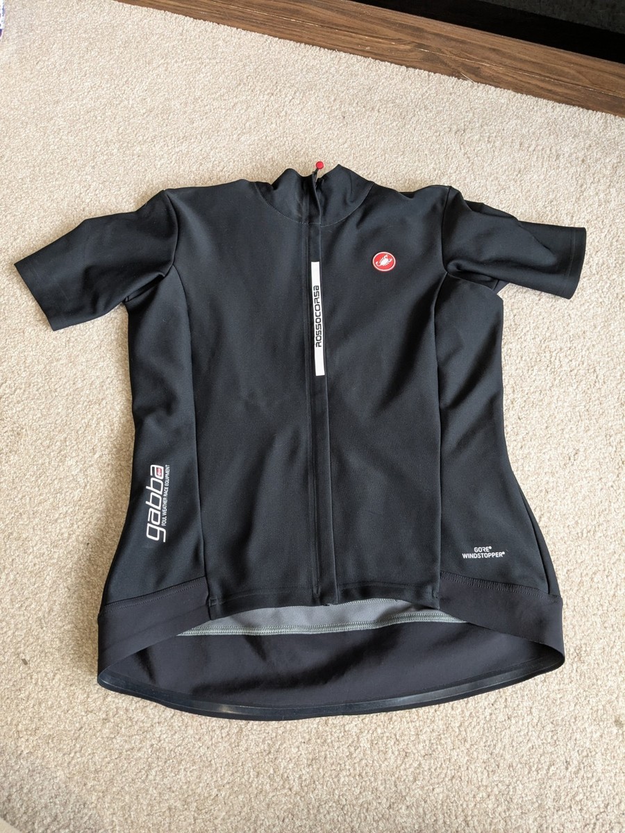 Castelli Gabba Women's Cycling Jersey Short Sleeve Large Black