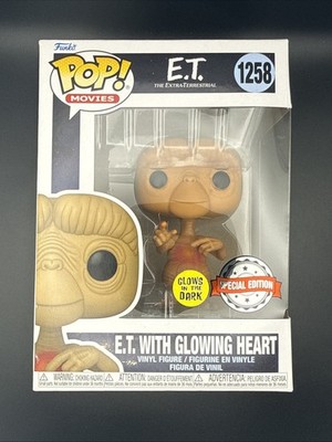 Funko Pop! E.T. GLOWING HEART GLOWS IN DARK Figure  Multicolor SPECIAL EDITION