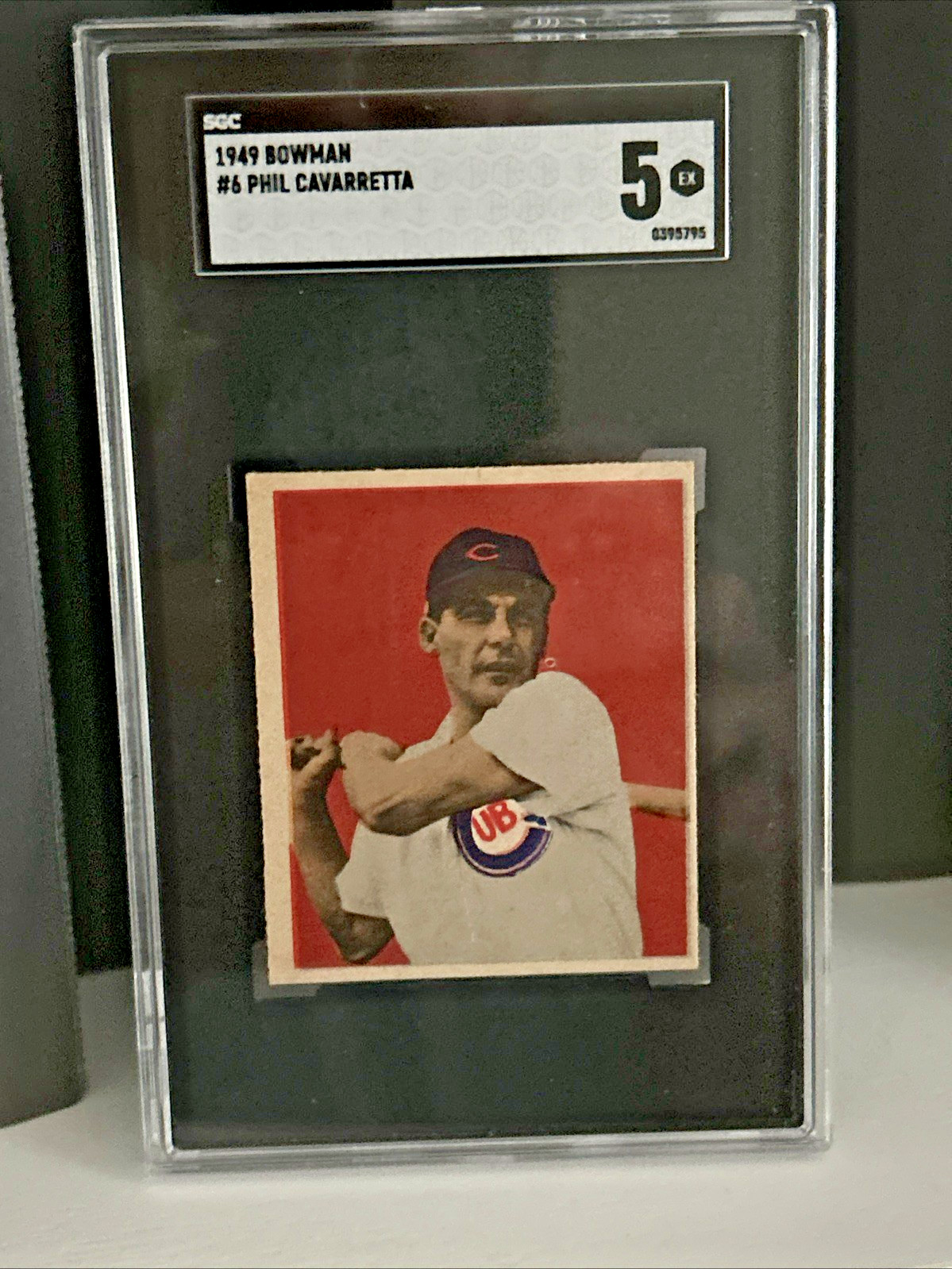 BB - 1949 Bowman - #6 - Phil Cavarretta - PSA 5 - EX-MT