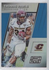 2016 Panini Prizm Collegiate Draft Picks Blue Prizm Thomas Rawls #92 1u6