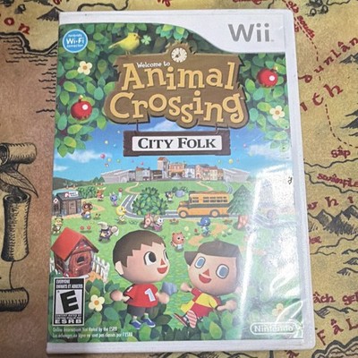 Nintendo Animal Crossing: City Folk Wii Complete Manual Multiplayer E Rated