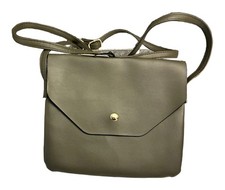 Primark Green Synthetic Crossbody Bag Womens Handbag With Snap Closure Gold
