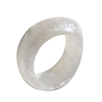 Artistics Made Resin Bracelet With Subtle Brown Gradient Comfortable Wear