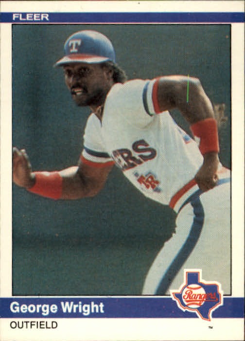 1984 Fleer #435 George Wright - BB