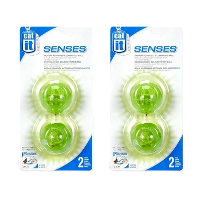 HAGEN Catit Senses 4 Illuminated Balls Play Circuit Interactive Cat Motion Toy