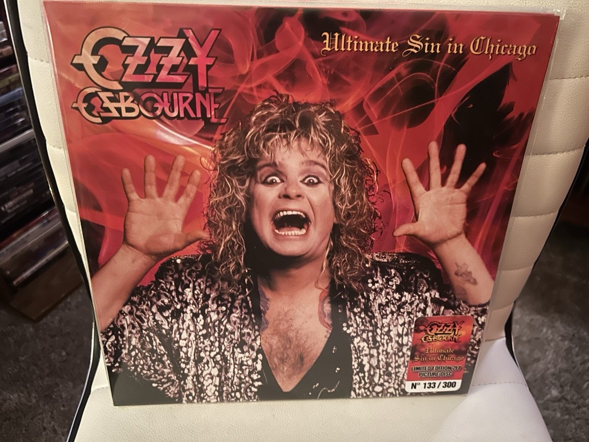 Ozzy Osbourne Ultimate Sin in Chicago 2LP Limited Edition Picture