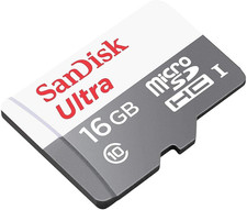 Sandisk Ultra SDSQUNS-016G-GN3MN 16GB 80Mb/S UHS-I Class 10 Microsdhc Card