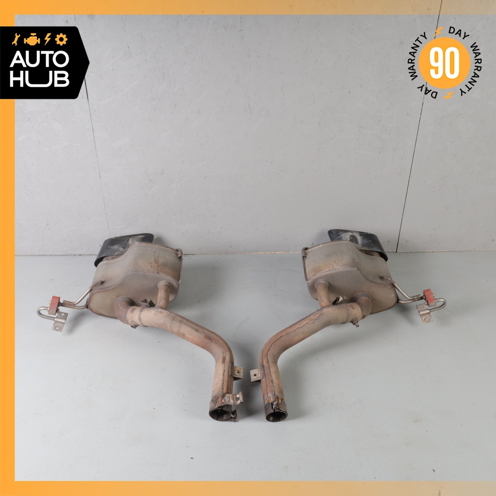 Maserati GranTurismo Sport 2009-2019 Exhaust tailpipes Pair