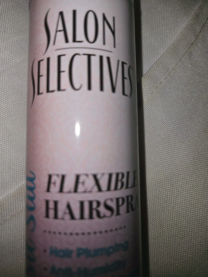 Salon Selectives #1 Flexible Hairspray Hair Plumping Anti Humidity Non Sticky 4o - Image 4 of 4