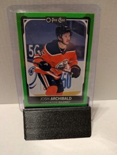 2021-22 OPC HOCKEY JOSH ARCHIBALD SSP NEON GREEN PARALLEL #46/50 #246