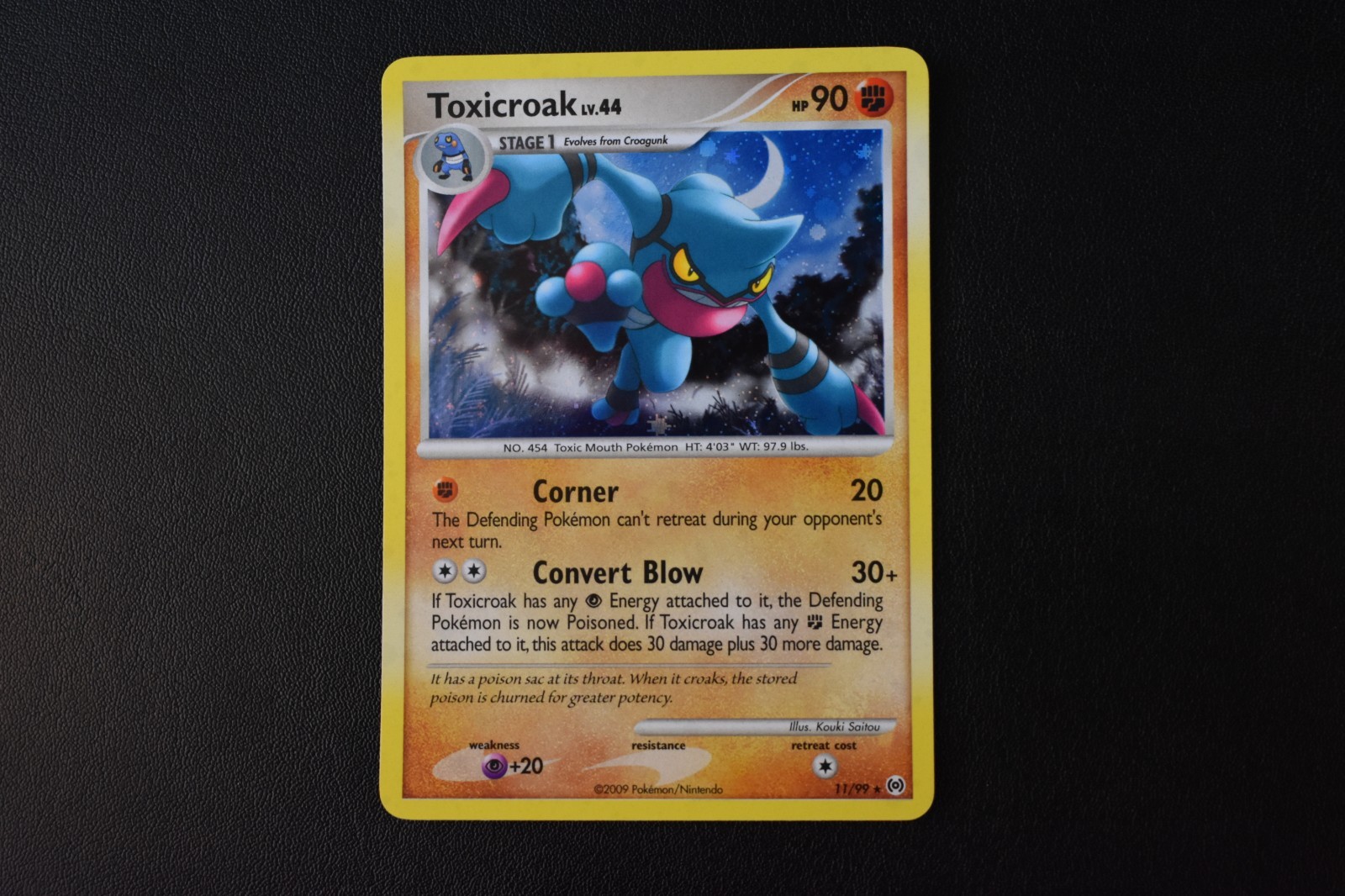 Toxicroak 11/99 Arceus Holo
