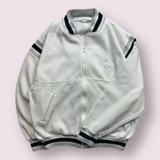 Vintage Men  s Christian Dior Embroidered Jacket 90s White Sz Large Full Zip