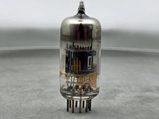 (1) HH Scott 7199 Vacuum Preamp Tube Black Plate O Getter Tested Amplitrex