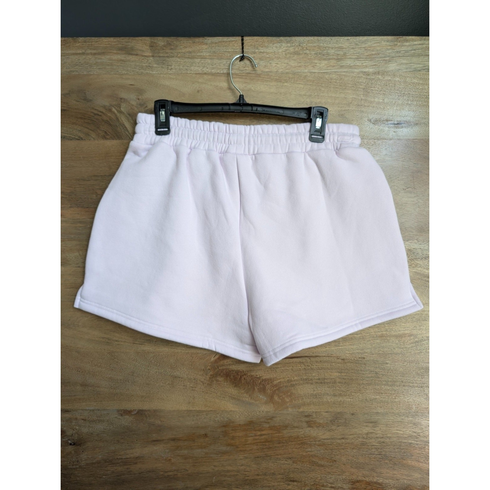 Comfrt Sweat Shorts Womens Large Light Purple Elastic Waist Drawstring Athletic