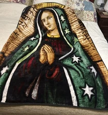 Blessed Mary Throw Plush Blanket 48" x 60" The Northwest Company Polyester
