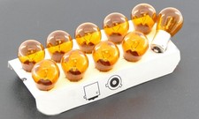 10 x Blinkerbirne gelb orange Blinker 12V 21W Kugel Birne PKW Anhänger BAU15S