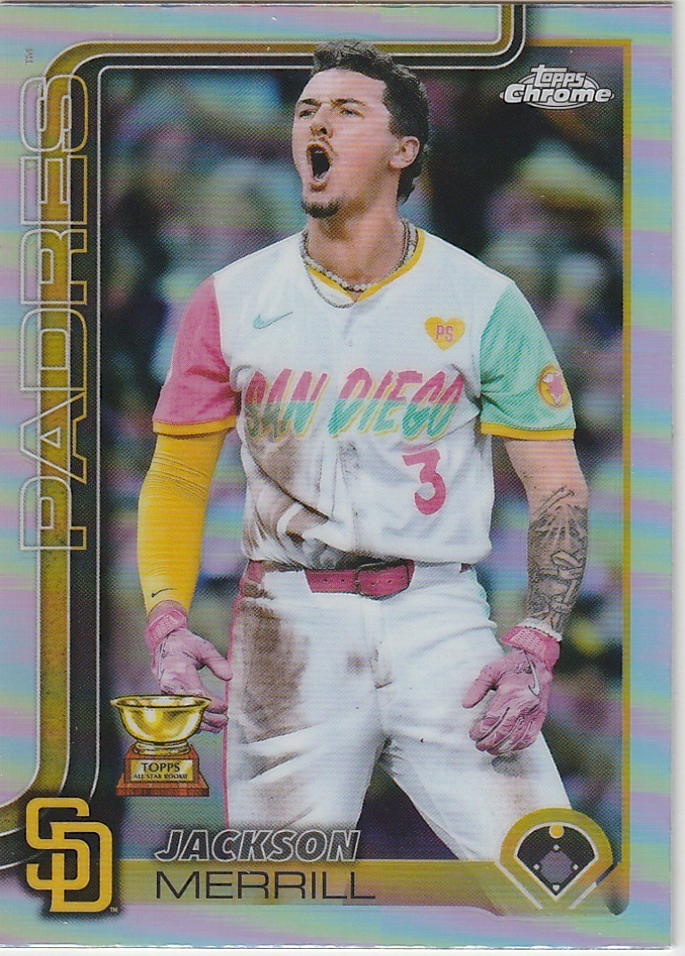 2025 Topps Chrome #61 Jackson Merrill Refractors