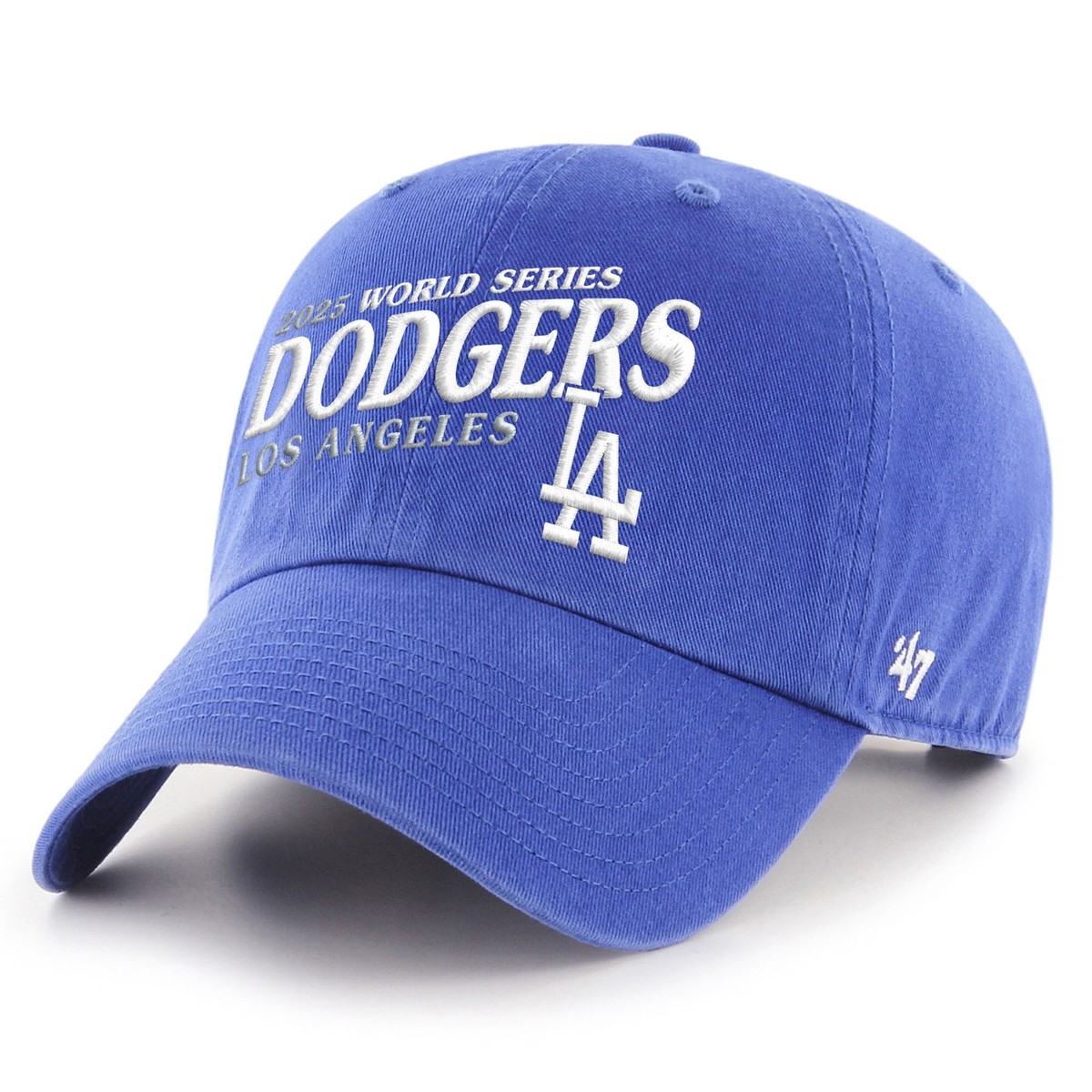 Men's '47 Royal Los Angeles Dodgers 2025 World Series Clean Up