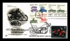 Dr Jim Stamps Dual Cancel Fdc Motorcycle 1913 Coil Pair Combo & 39C Indian 1940