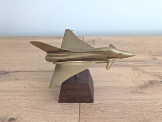EUROFIGHTER TYPHOON Solid Brass Metal? Aircraft Model 1:72 Scale (RT Marking)