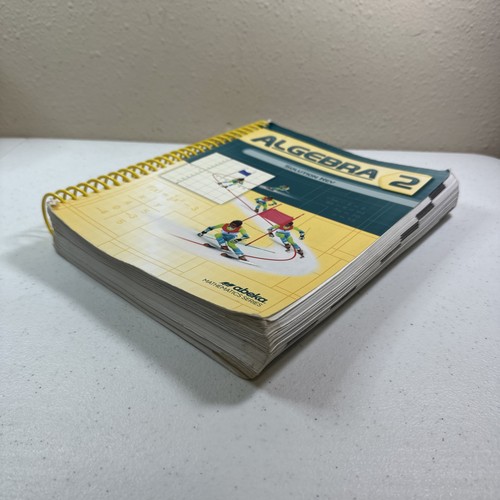 Abeka algebra 2 solution key spiral bound and quiz test key ebay