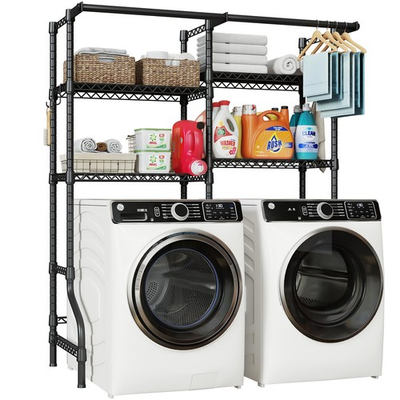 #ad #ad U14 Medium Over the Washer and Dryer Shelves 4 Tiers Laundry Room Storage an... $205.13