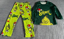 NWOT The Grinch Pajamas Size 4 Child Long Sleeve Shirt  Pants Set Holiday