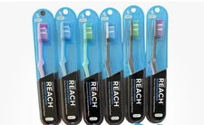 6 Pack Professional Reach Advanced Design Soft Full Head Toothbrush 7212