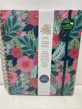 High Note 17-Month Hardcover Planner Jess Phoenix Artist Pink Aqua Blues Ring C8