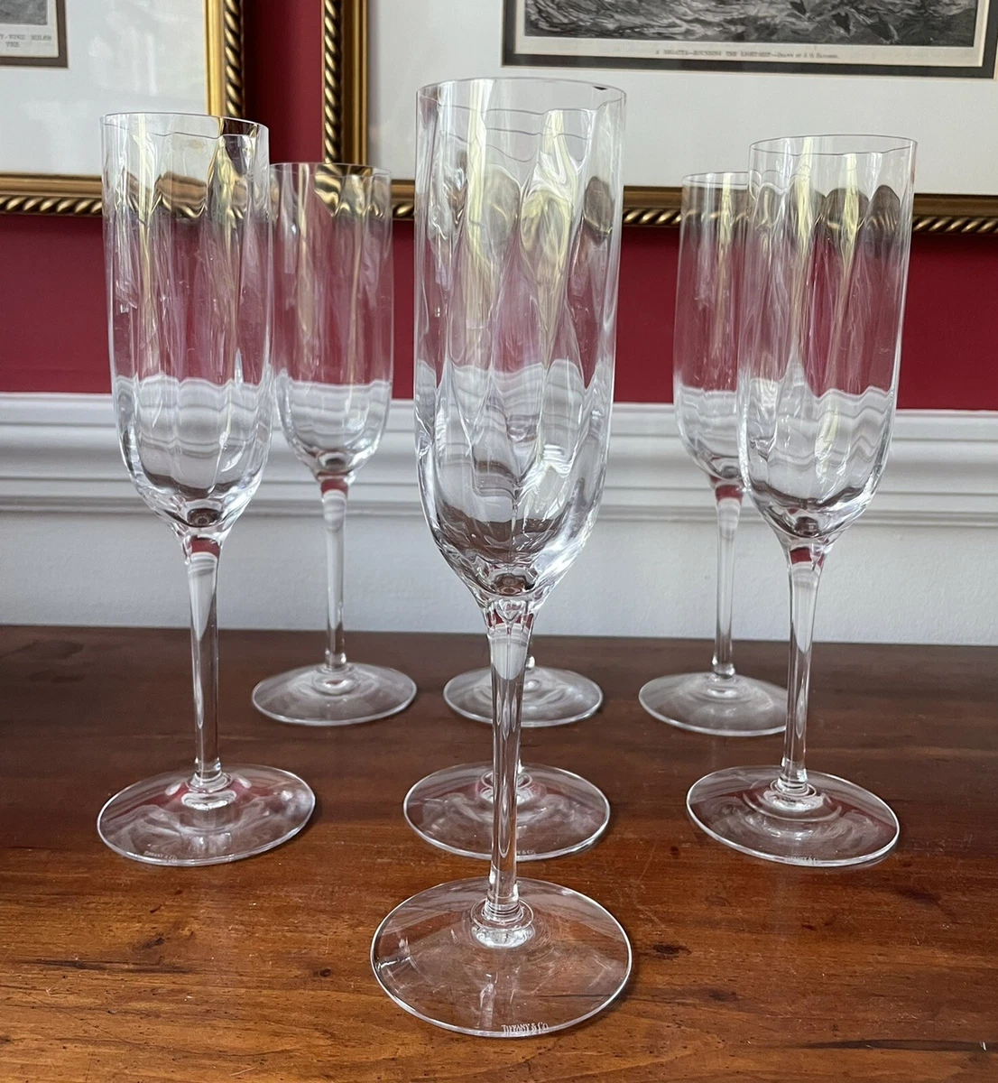 Tiffany and co flute glasses clearance