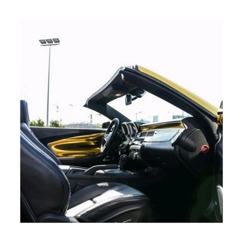 Teckwrap Gold Spiegel Chrom Vinyl Wraps selbstklebend Autoaufkleber 11,5 Zoll x 60 Zoll - Bild 4 von 8
