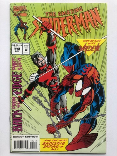 Amazing Spider-Man #396 Comic 1994 - Marvel Comics - Daredevil Peter Parker