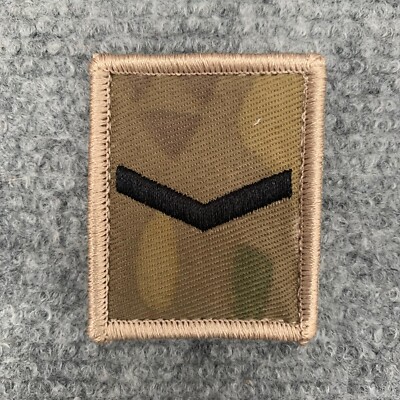 New Crye Multicam MTP Corporal - Hook (Sticky) Backed - Ivory RANK