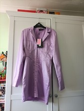 Lilac Blazer Dress - PrettyLittleThing BRAND NEW Size 8
