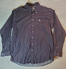 Cinch Signature Men's Western Rodeo Long Sleeve Collared Shirt Size XL-Rugged 